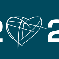 Banner "Neujahrsandacht": Text auf Farbe "Moin 2022", die 0 der Zahl wurde durch das jesusfriends-Logo ersetzt.